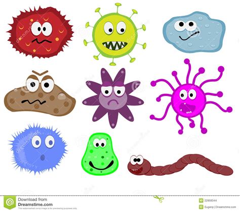 Bugs And Germs Stock Vector Illustration Of Antivirus