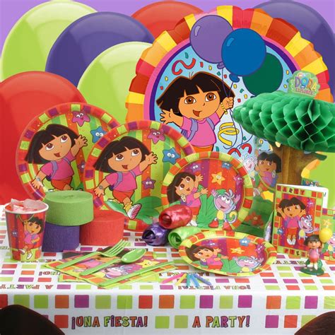 Dora Party Explorer Birthday Party 1st Birthday Parties Birthday Cake