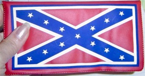 confederate flag checkbook cover dlgrandeurs confederate and rebel goods