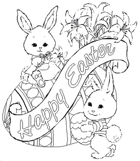 Happy easter coloring page from easter category. Easter Coloring Pages Pdf at GetColorings.com | Free ...