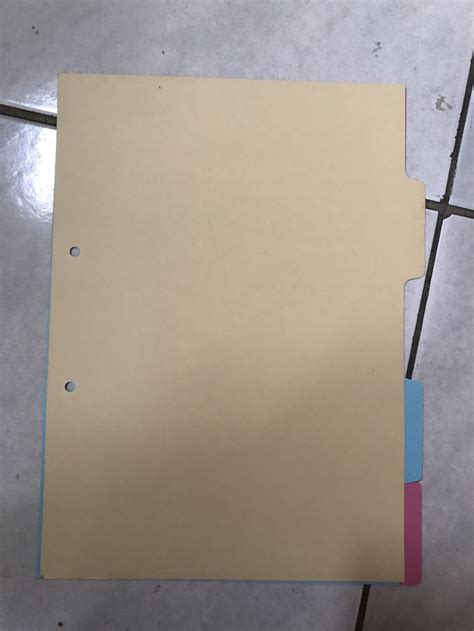 Kertas dengan ukuran a4 memiliki beberapa konversi ukuran untuk memudahkan konsumen dalam melakukan pemilihan kertas. Jual Pembatas Selipan Kertas File Ukuran A4 Dokumen ...