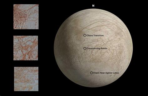 ‘chaos Terrain Of Jupiters Moon Europa Shown In Crisp Detail In Nasa