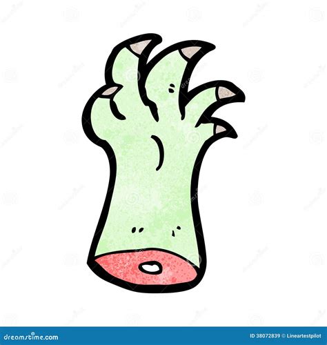 Cartoon Monster Arm Stock Illustration Illustration Of Clip 38072839