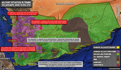 Military Situation In Yemen On January 3 2021 Map Update