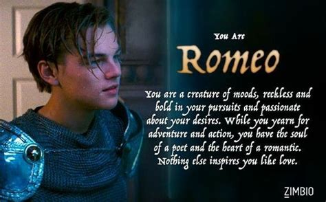 O sweet juliet, thy beauty hath made me effeminate and in my temper soft'ned valour's steel. #Romeo_Juliet (1996) - #RomeoMontague | Shakespeare characters, Romeo and juliet characters ...