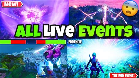 Every Fortnite Live Event Season 1 Season 14 Replay😱 Youtube