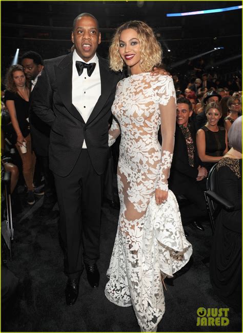 Beyonce Wears Sexy Sheer White Dress At Grammys Photo