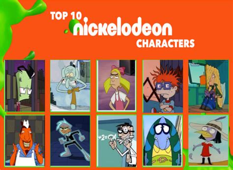 My Top 10 Nickelodeon Characters By Keyblade973 On Deviantart