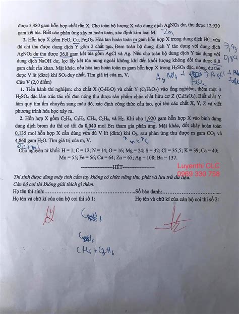 Đáp án thi môn lịch sử tỉnh cao bằng. Đề thi tuyển sinh vào lớp 10 THPT môn HÓA HỌC Hà Nội năm 2020