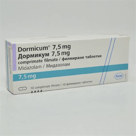 Dormicum 75 Mg 10 Comprimate Filmate Catena Preturi Mici