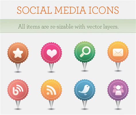 54 Best Social Media Icon Sets For Web Apps And More