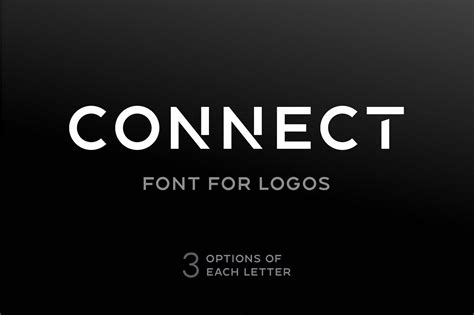 Connect - Font For Logos By arbuz | TheHungryJPEG.com