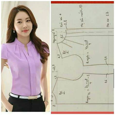 Blusa Clásica Blouse Pattern Sewing Fashion Sewing Pattern Clothing
