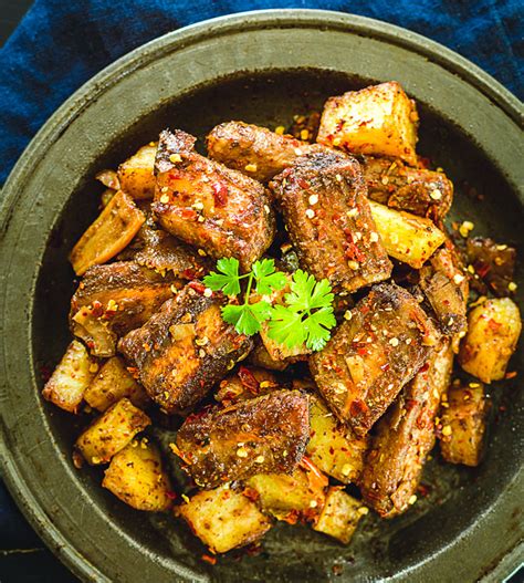 Cook, tossing potatoes and shallots occasionally, until pork is golden brown on second side, about 4. Pork Ribs With Potatoes - Cooking With Lei