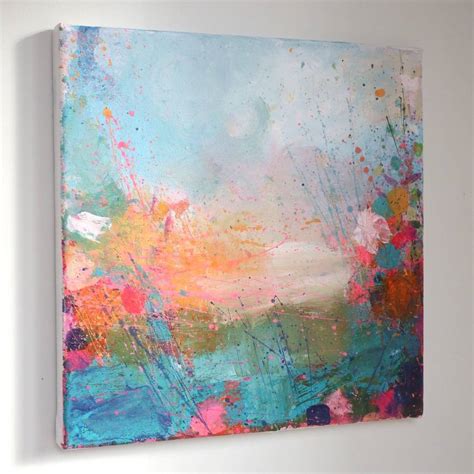 Bright Winter Acrylic Painting By Sandy Dooley