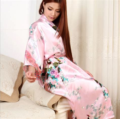 Plus Size S XXL Bathrobe And Belt Pajama Women Japanese Yukata Kimono