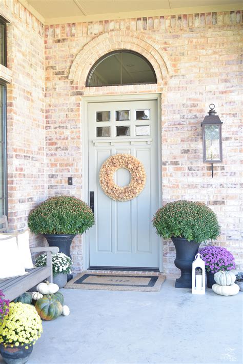 Get the best deal for artificial mums flowers from the largest online selection at ebay.com. 5 Tips for a beautiful fall front porch + a tour | ZDesign ...