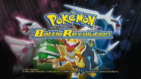 Pokémon Battle Revolution Music Title Screen Youtube