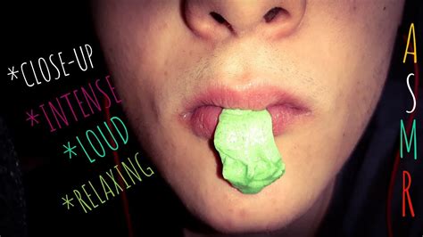 Asmr Super Close Up Gum Chewing Intense Youtube