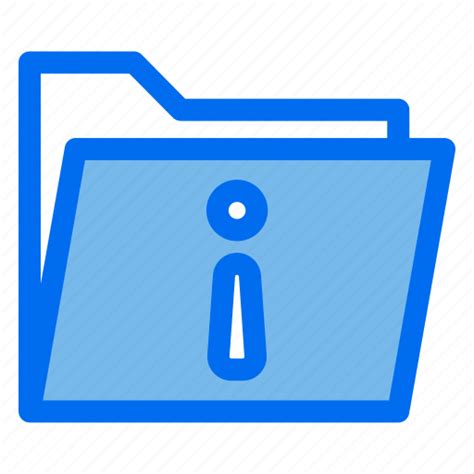 Information Folder Info File Document Icon Download On Iconfinder