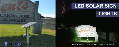 Solar Sign Lights Light Up Your Sign With Solar Powered Led Lighting