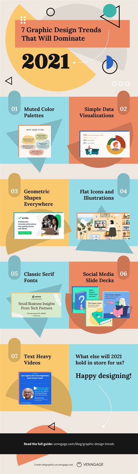 Graphic Design Trends 2021 Simple Infographic Template