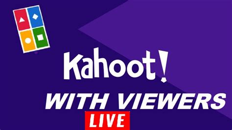 🔴live🔴kahoot With Viewers Viewers Pick The Quizzes We Play Youtube