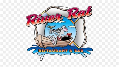 River Rat Restaurant Rat In Boat Cartoon Free Transparent Png