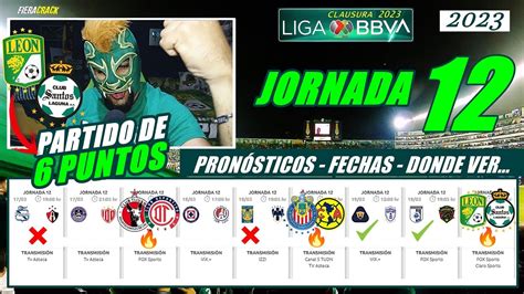 Pron Sticos Fechas Horarios Donde Ver Jornada Liga Mx Clausura Predicciones Vidoe