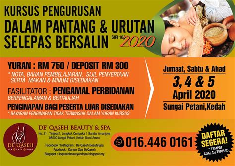 Jul 12, 2017 · 13 bahawa individu yang tidur selepas makan akan dihempap oleh hantu.oleh itu,mereka sangat melarang seseorang untuk tidur selepas makan.13 3.6 pantang larang ketika duduk perbuatan dalam pantang larang ini banyak dilakukan oleh masyarakat jawa.misalnya,perbuatan duduk di atas bantal.generasi tua masyarakat jawa amat melarang perbuatan kerana. DE QASEH BEAUTY AND SPA: KURSUS PERBIDANAN @ URUTAN ...