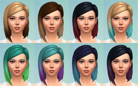 Sims 4 Cc Hair Blonde Streaks Lockqneat