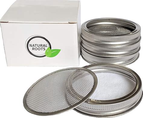 Buy Sprouting Lids 4 Pack 316 Stainless Steel 100 Rust Free For Wide