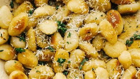 Easy Fried Gnocchi In A Brown Butter Garlic Sauce Tim W Copy Me That