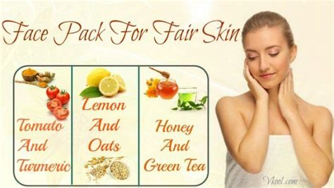 12 Recipes To Make Natural Face Pack For Fair Skin At Home