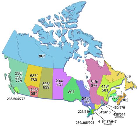 Canadian Area Code Map Coding Map Area Codes Vrogue Co