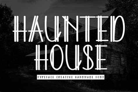 Haunted House Font By William Jhordy · Creative Fabrica