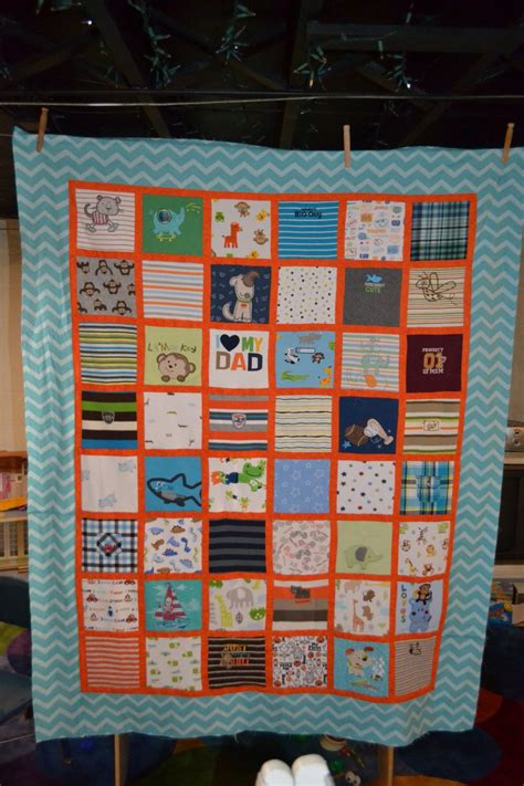 Larger sizes can be used later in life as well. 48 Crib Size Baby Clothes Quilt | Etsy | Baby clothes ...
