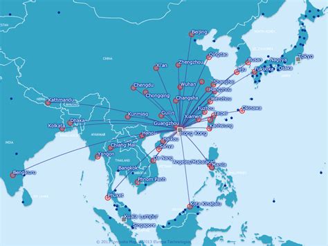 28 Cathay Pacific Route Map Maps Online For You