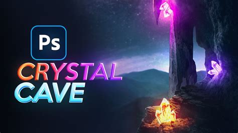 How To Make A Crystal Cave In Photoshop Youtube