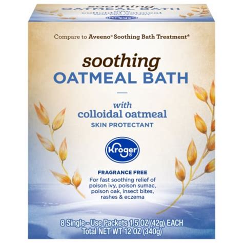 Kroger® Natural Oatmeal Bath Treatment Packets 8 Ct 15 Oz Frys