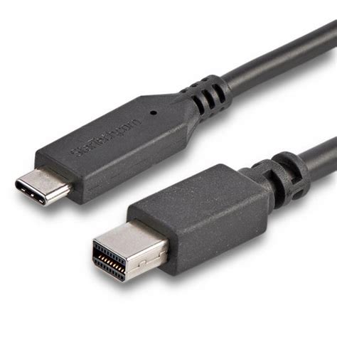 The most advanced a/v display connection technology now uses the most versatile connector. USB-C to Mini DisplayPort Cable - 6 ft. / 1.8 m | StarTech.com