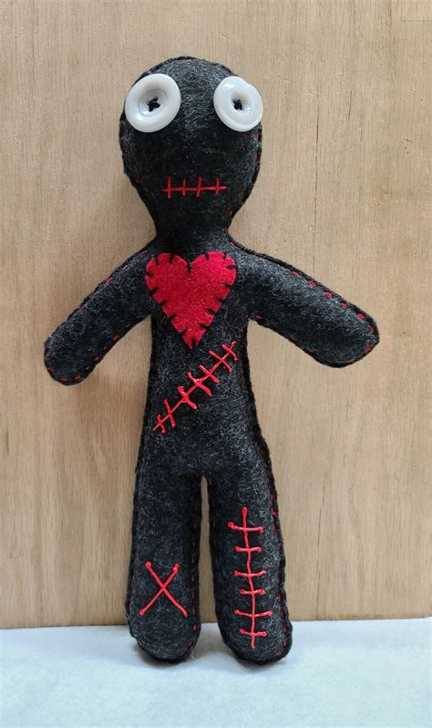 Handmade Voodoo Doll With Pins 12 Inches Tall Etsy