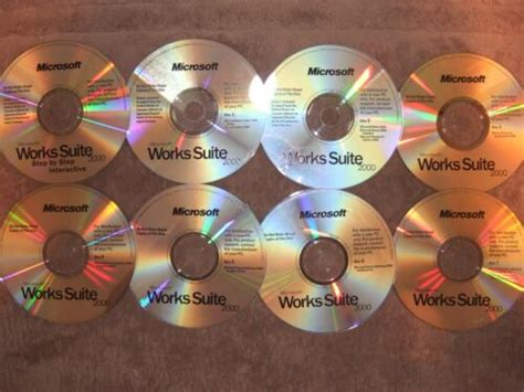 Microsoft Works Suite 2000 Bundle 7 Installation Discsstep By Step