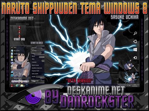 Sasuke Uchiha Theme Windows 8 By Danrockster On Deviantart