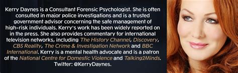 the dark side of the mind true stories from my life as a forensic psychologist kerry daynes