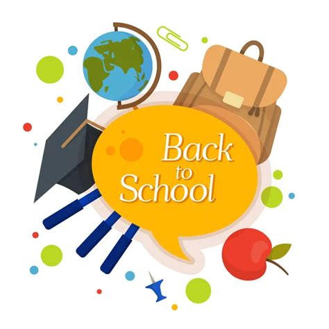 Welcome Back To School Vector Illustration — Stock Vector © Viky