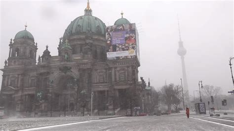 Germany Polar Vortex Split Hits Berlin With Snow And Low