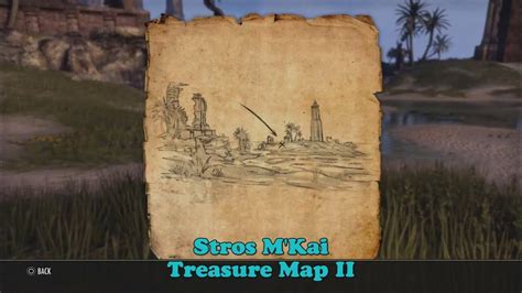 Eso Stros Mkai Treasure Map Ii Location The Elder Scrolls Online