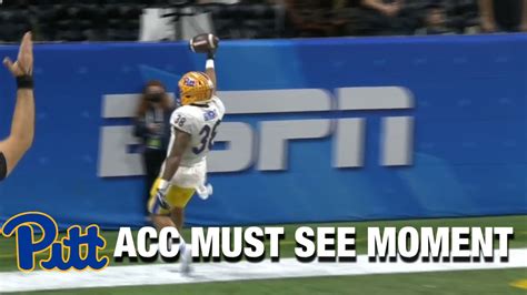 Cam Bright Scoop And Score Expands Pitts Lead Acc Must See Moment