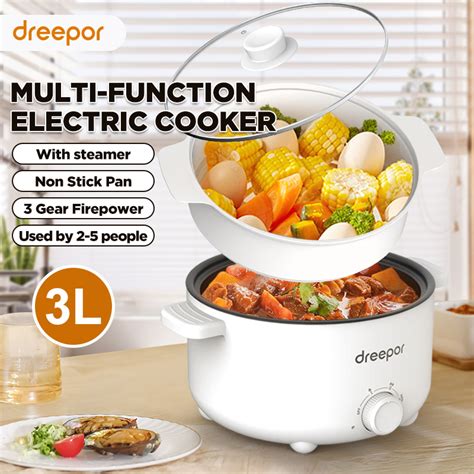 Electric Cooker With Free Steamer Multifunctional Rice Cooker Small Hot